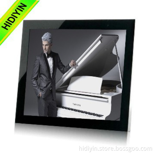 Fashion white 19 inch battery powered digital picture frames